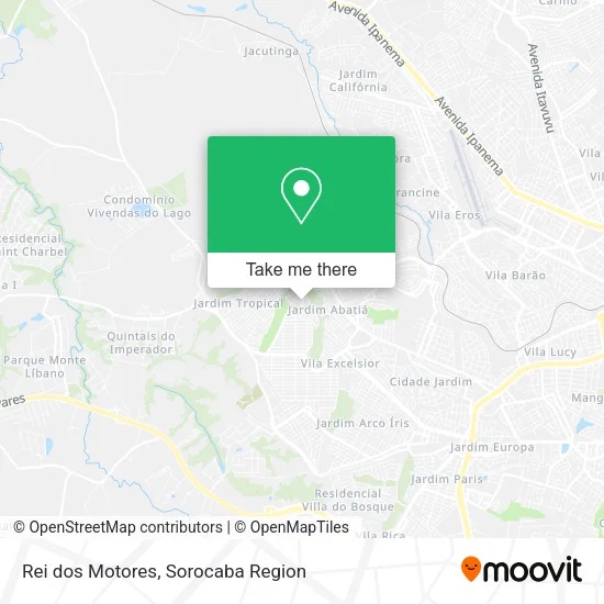 Rei dos Motores map