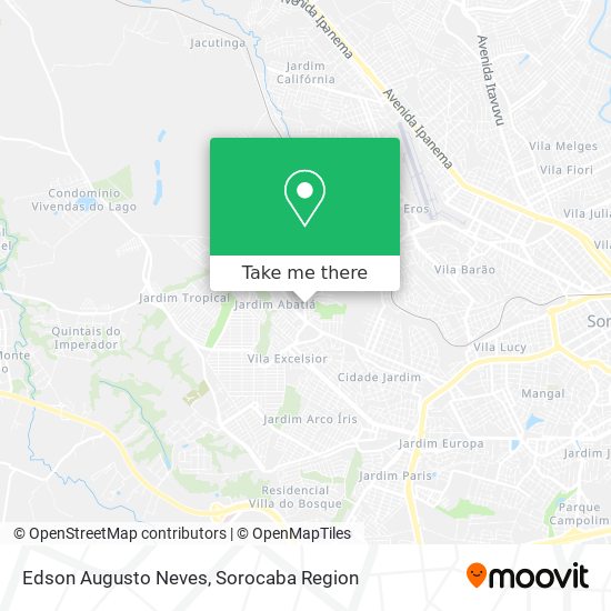 Mapa Edson Augusto Neves