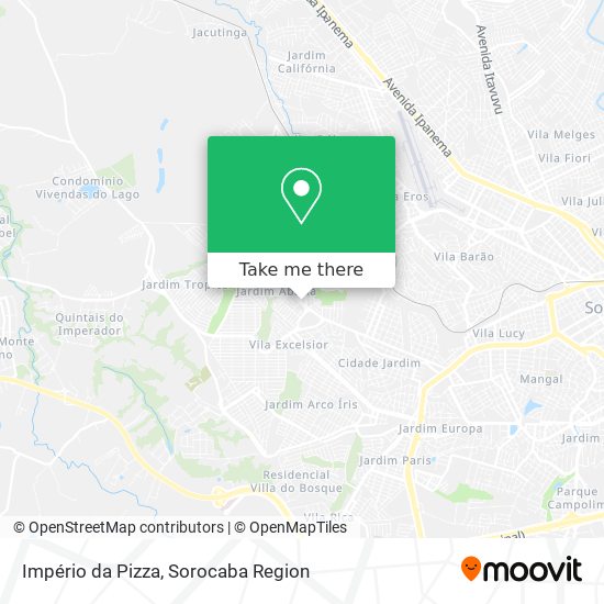 Império da Pizza map
