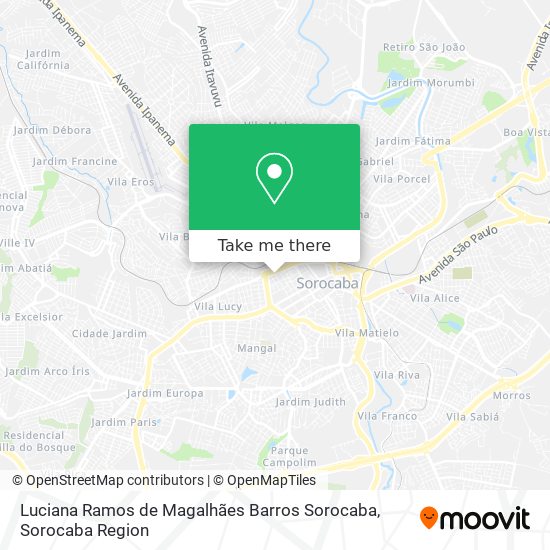 Mapa Luciana Ramos de Magalhães Barros Sorocaba