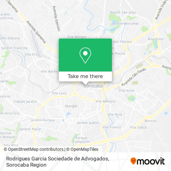 Rodrigues Garcia Sociedade de Advogados map