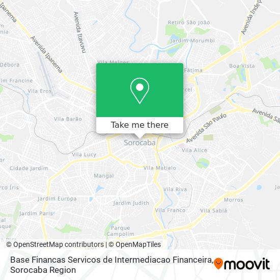 Base Financas Servicos de Intermediacao Financeira map