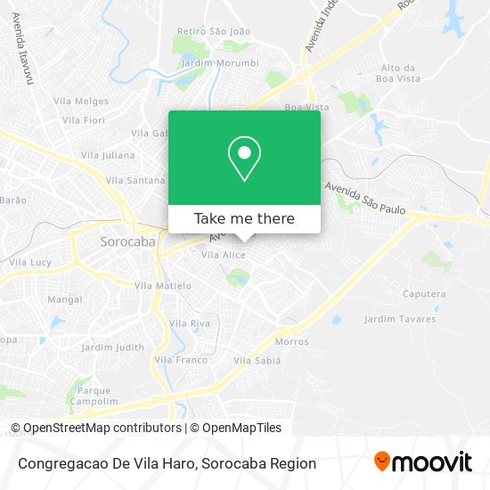 Congregacao De Vila Haro map