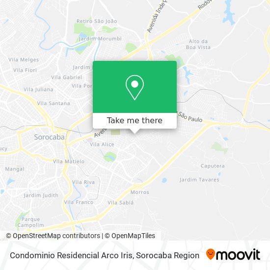 Condominio Residencial Arco Iris map