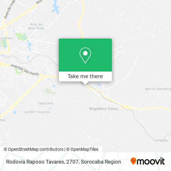 Rodovia Raposo Tavares, 2707 map