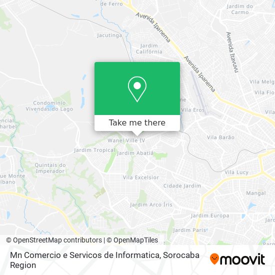 Mn Comercio e Servicos de Informatica map
