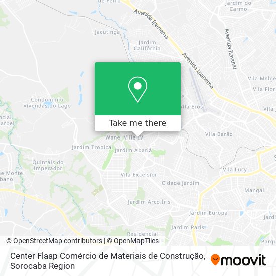 Center Flaap Comércio de Materiais de Construção map