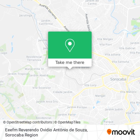 Eeefm Reverendo Ovidio Antônio de Souza map