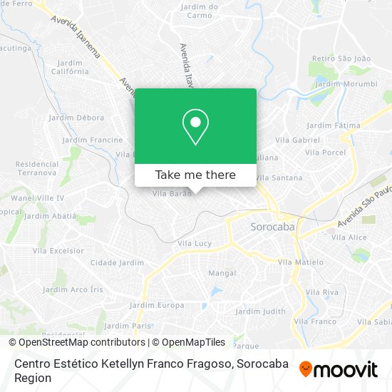 Centro Estético Ketellyn Franco Fragoso map