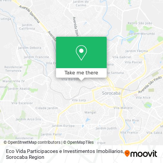 Eco Vida Participacoes e Investimentos Imobiliarios map