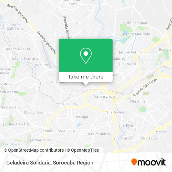 Geladeira Solidária map