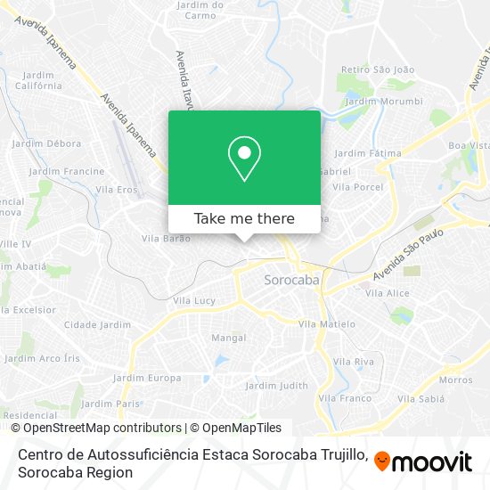 Centro de Autossuficiência Estaca Sorocaba Trujillo map