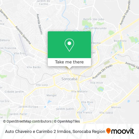 Auto Chaveiro e Carimbo 2 Irmãos map