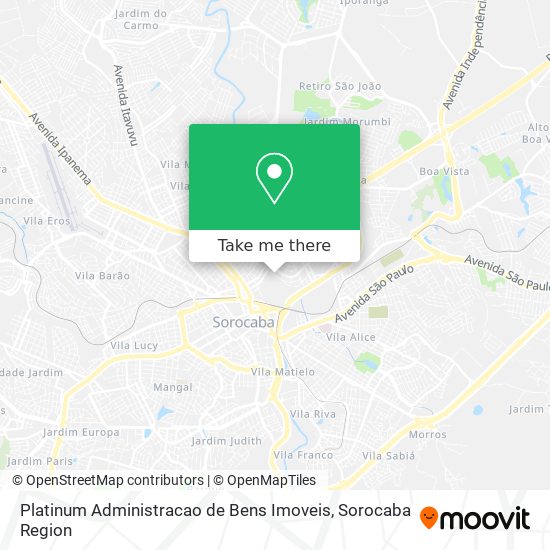 Platinum Administracao de Bens Imoveis map