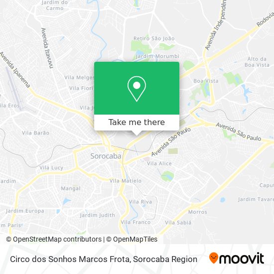 Circo dos Sonhos Marcos Frota map