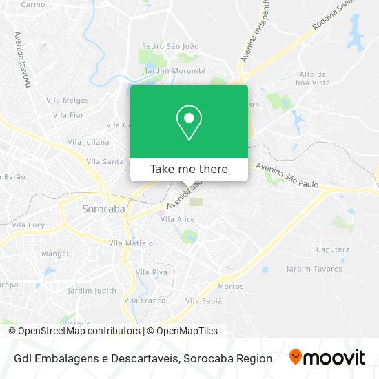 Gdl Embalagens e Descartaveis map