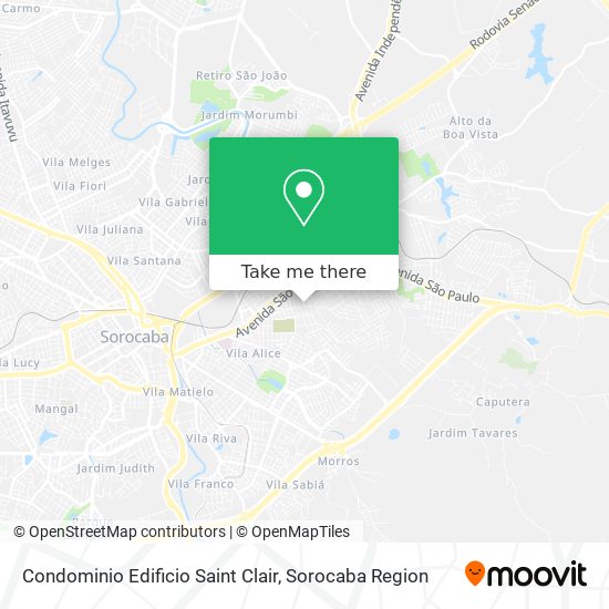 Condominio Edificio Saint Clair map