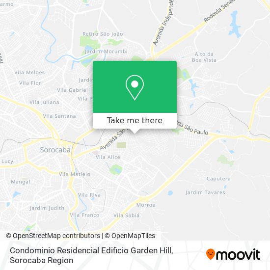 Condominio Residencial Edificio Garden Hill map