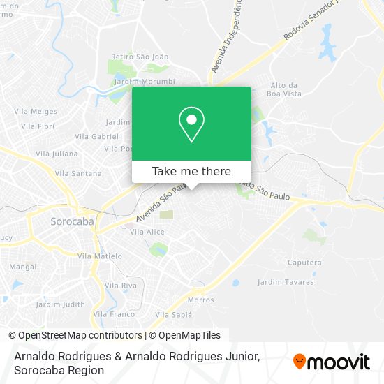 Arnaldo Rodrigues & Arnaldo Rodrigues Junior map