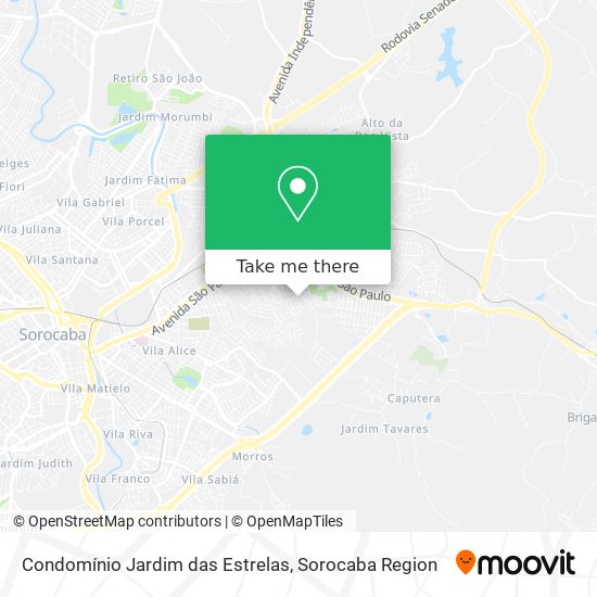 Condomínio Jardim das Estrelas map
