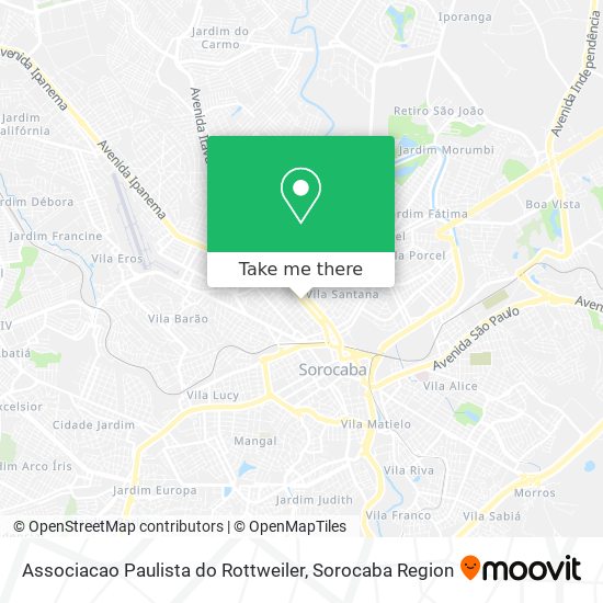 Associacao Paulista do Rottweiler map