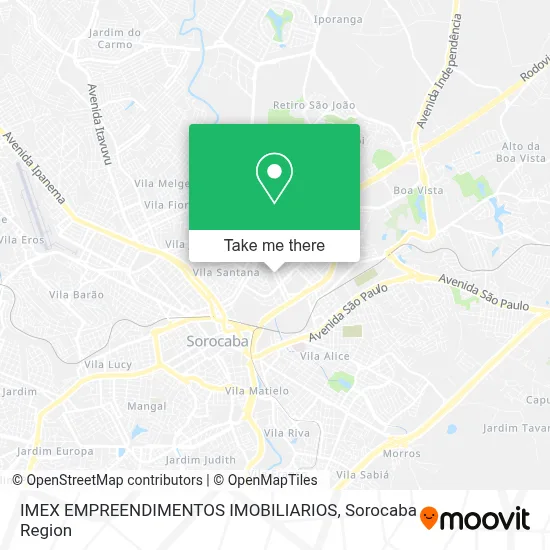 IMEX EMPREENDIMENTOS IMOBILIARIOS map
