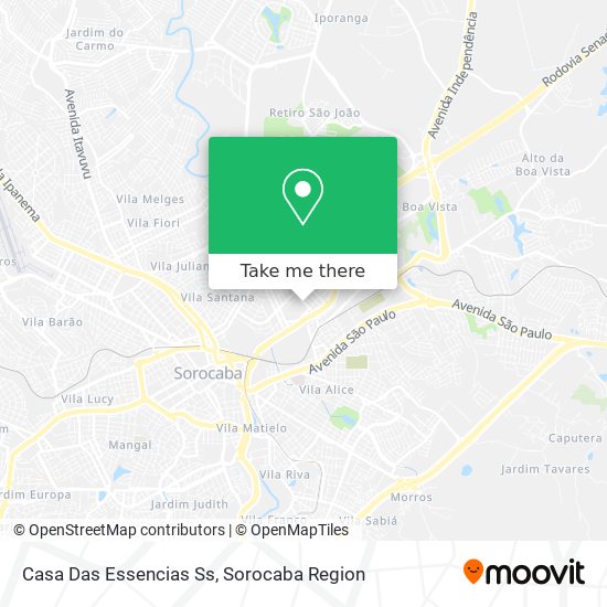 Casa Das Essencias Ss map