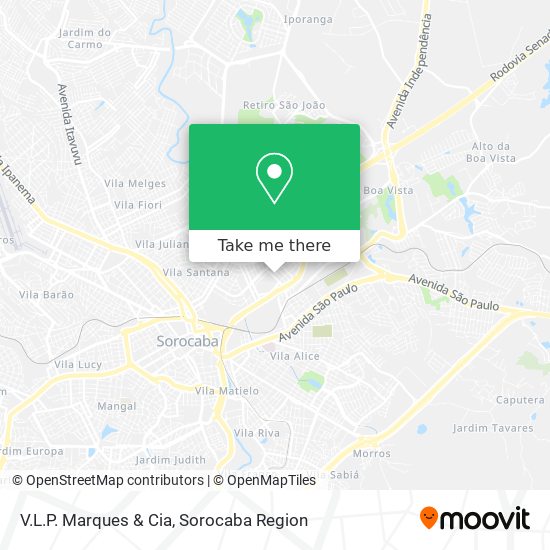 V.L.P. Marques & Cia map