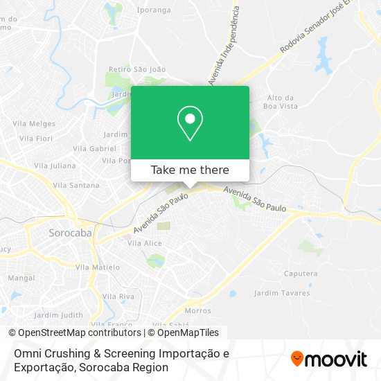 Omni Crushing & Screening Importação e Exportação map