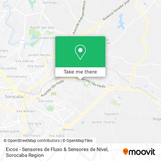 Eicos - Sensores de Fluxo & Sensores de Nível map