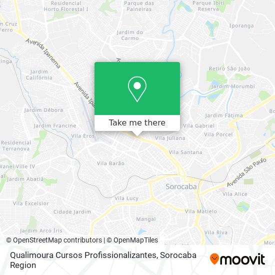 Qualimoura Cursos Profissionalizantes map