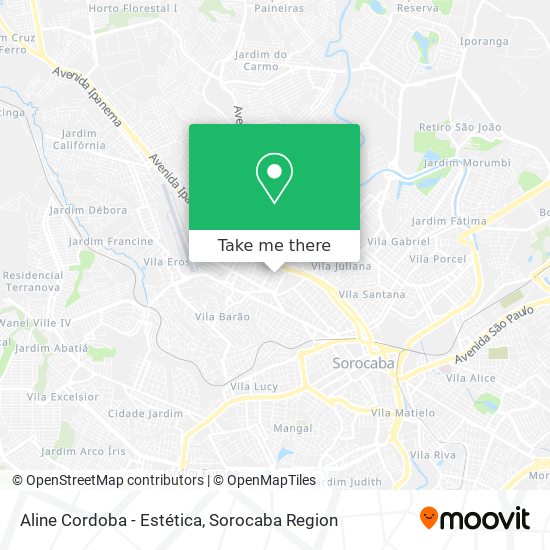 Aline Cordoba - Estética map