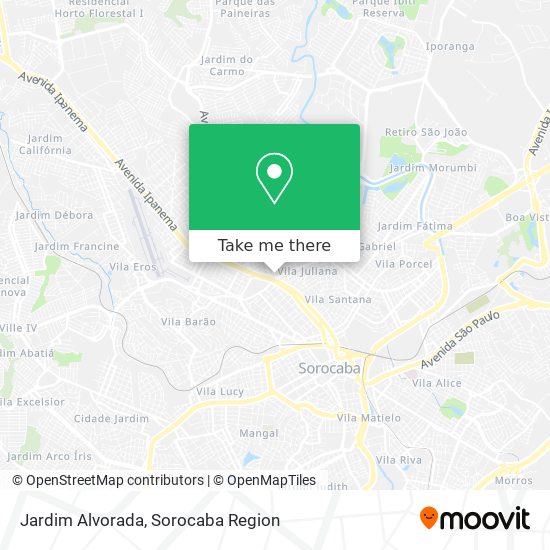 Mapa Jardim Alvorada