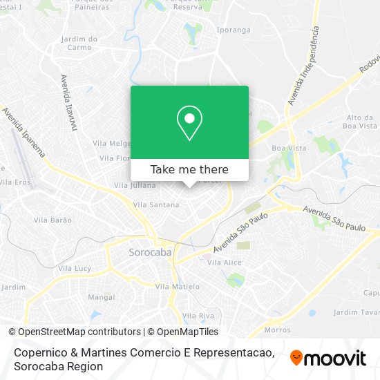 Copernico & Martines Comercio E Representacao map