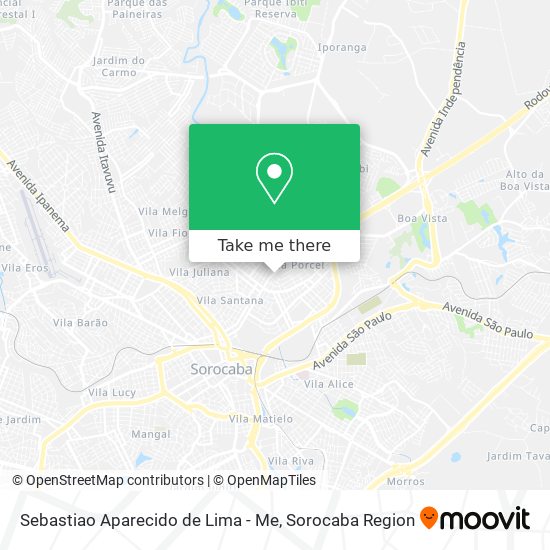Sebastiao Aparecido de Lima - Me map