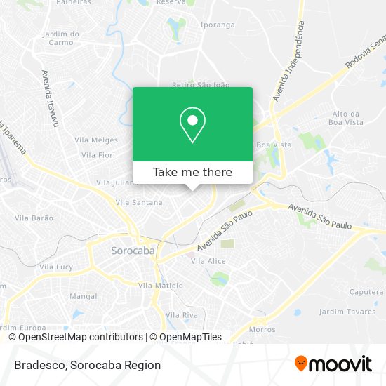 Bradesco map