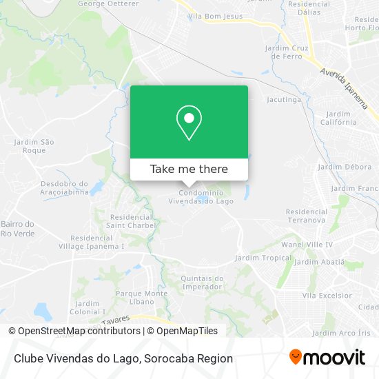 Clube Vivendas do Lago map