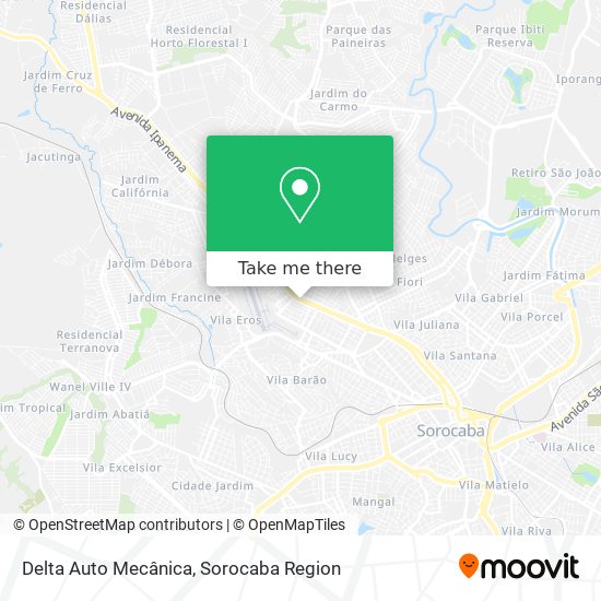 Delta Auto Mecânica map