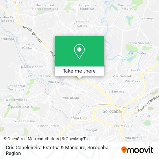 Cris Cabeleireira Estetca & Manicure map