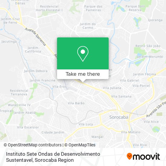 Instituto Sete Ondas de Desenvolvimento Sustentavel map