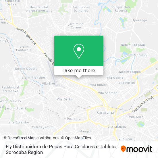 Fly Distribuidora de Peças Para Celulares e Tablets map