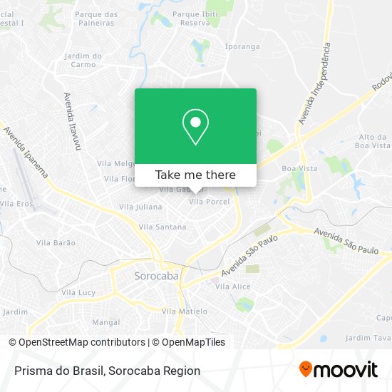 Prisma do Brasil map