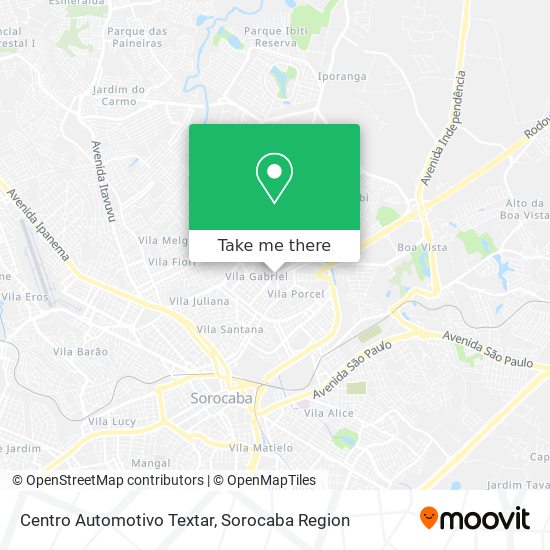 Centro Automotivo Textar map