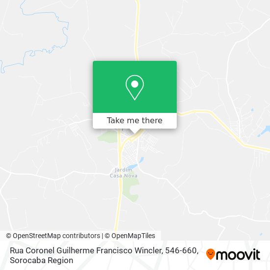 Mapa Rua Coronel Guilherme Francisco Wincler, 546-660
