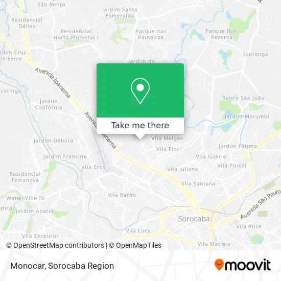 Monocar map