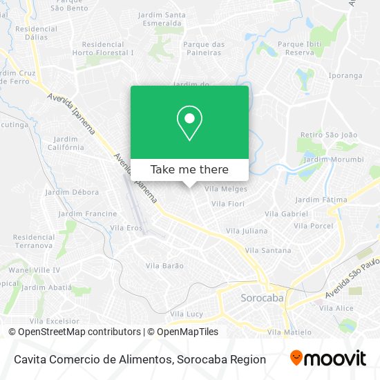 Cavita Comercio de Alimentos map