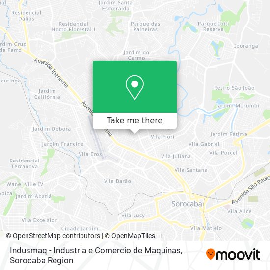 Indusmaq - Industria e Comercio de Maquinas map