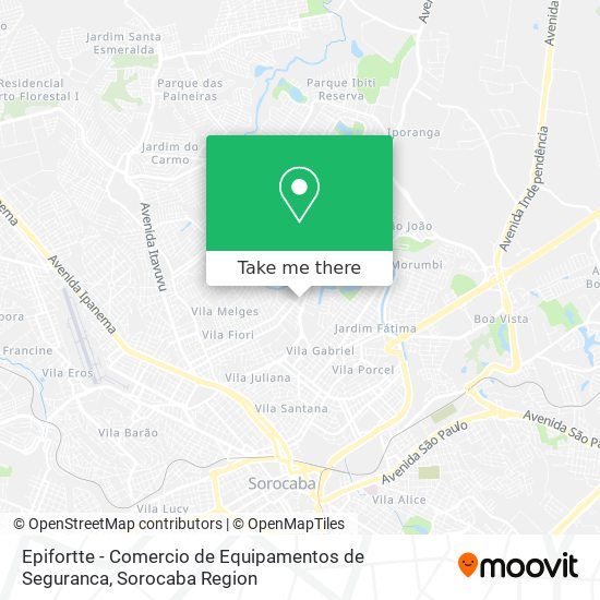 Epifortte - Comercio de Equipamentos de Seguranca map