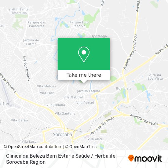 Clinica da Beleza Bem Estar e Saúde / Herbalife map