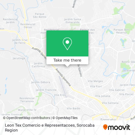 Leon Tex Comercio e Representacoes map